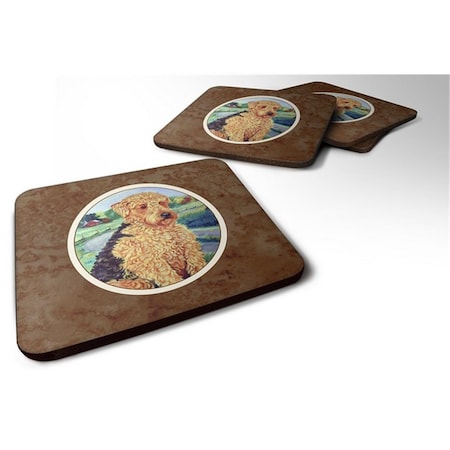 Airedale Terrier Foam Coaster, 3.5 X 0.25 X 3.5 In. - Set Of 4